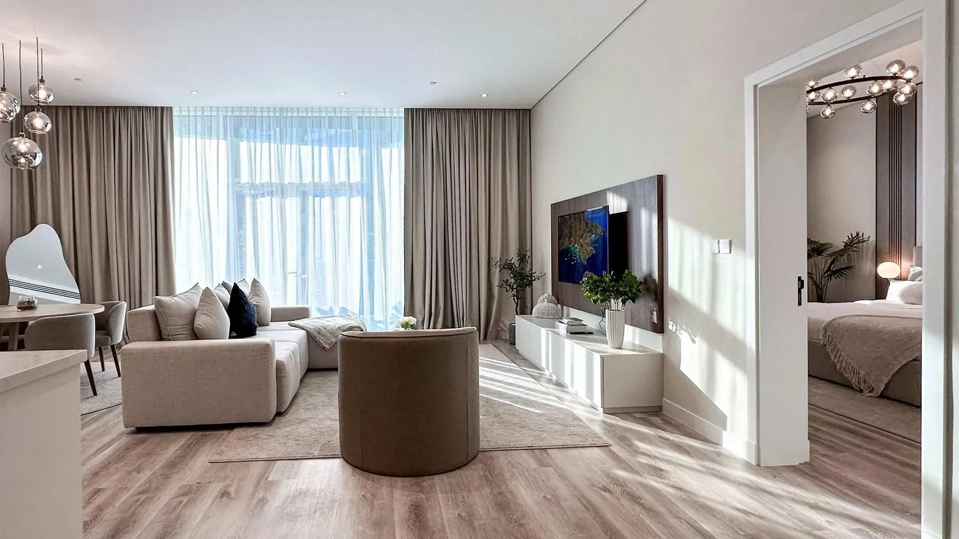 Luxury 1Br Suite With Direct Burj Al Arab View Dubai 0*,